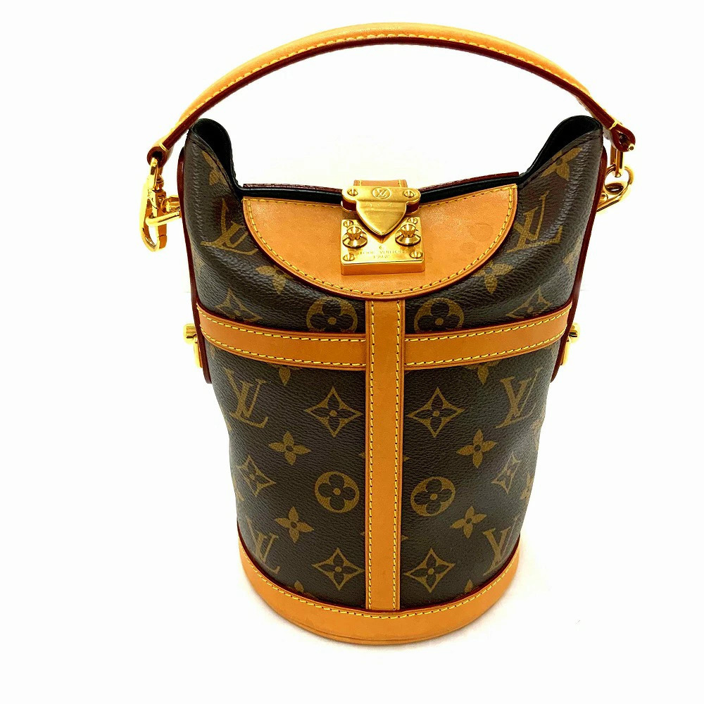 LOUIS VUITTON Duffle Bag Monogram Bucket Shoulder Brown